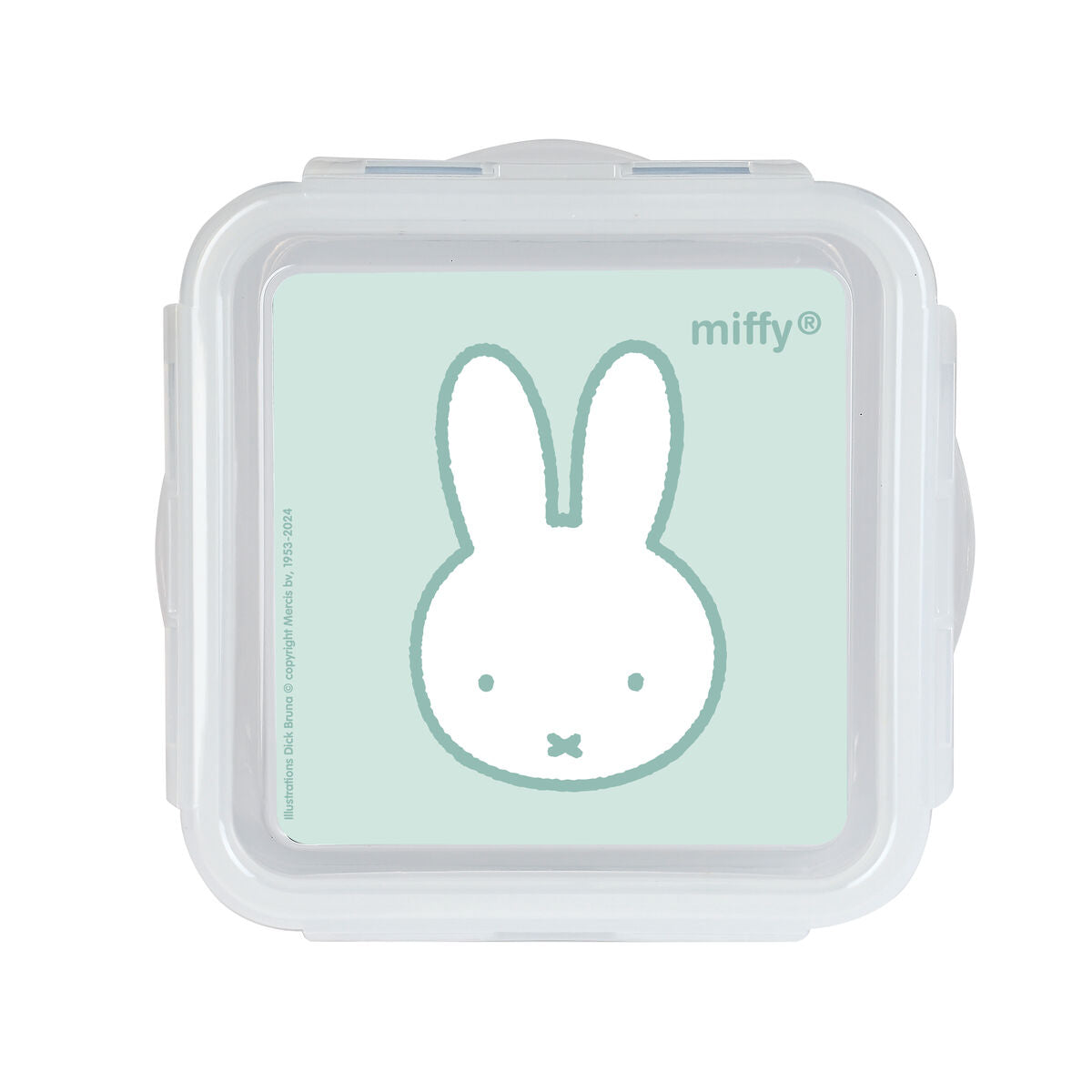 Brotdose für Kinder mit Miffy-Design in Minze