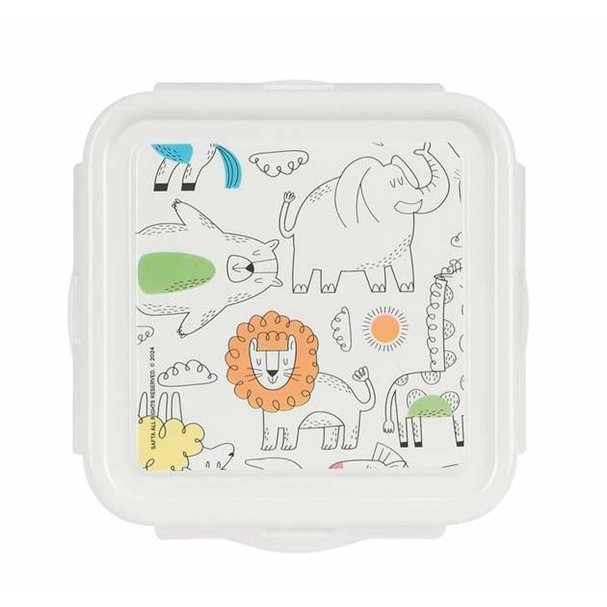 Safta Brotzeitdose mit Flasche Zoodesign für Schule