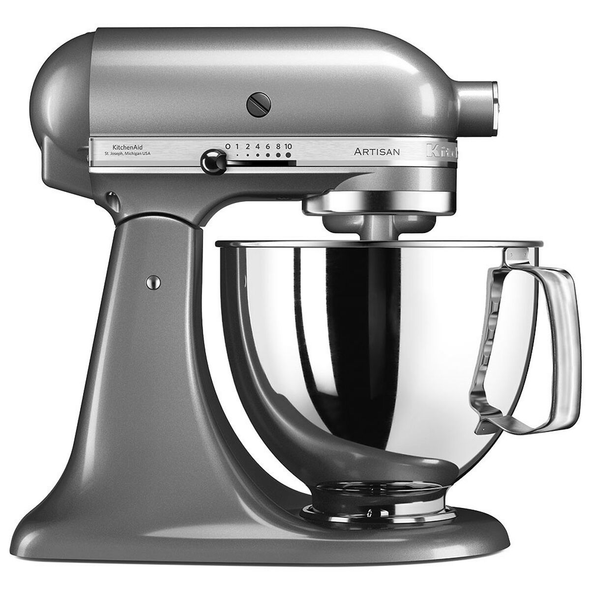 KitchenAid 5KSM125ECU Küchenmaschine silberfarben