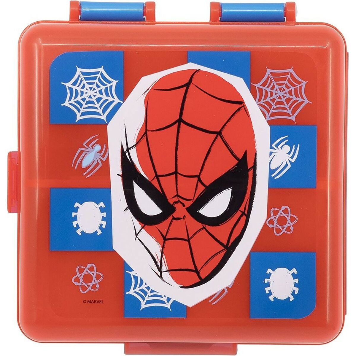 Marvel Spider-Man Brotdose bunt mit Fächern
