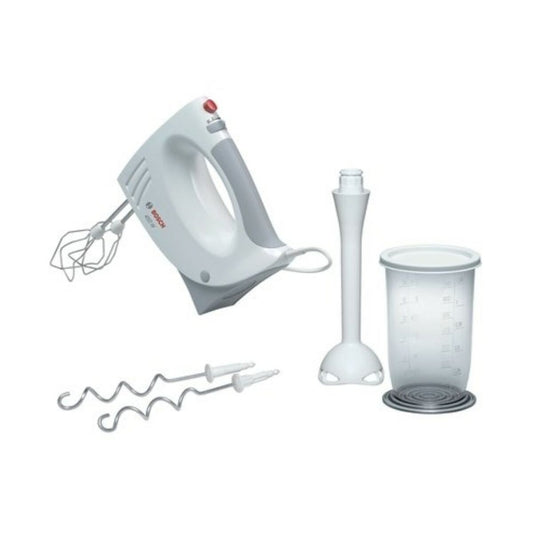 Bosch MFQ3540 Handmixer Weiß Grau 450 W mit Zubehör