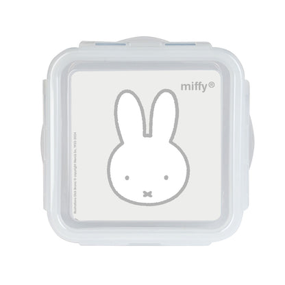 Brotdose für Kinder mit Miffy-Design in Grau
