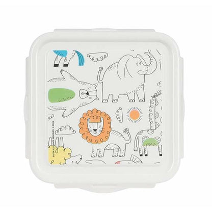 Safta Brotzeitdose mit Flasche Zoodesign für Schule