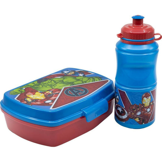 Brotzeitdose mit Flasche The Avengers 380 ml Kunststoff