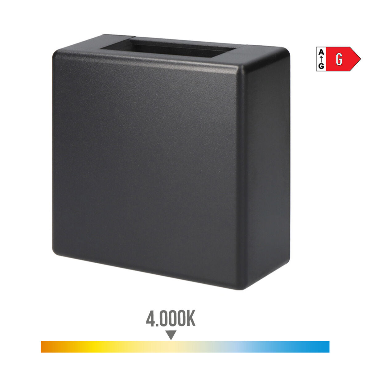 Seitenansicht der LED-Deckenleuchte EDM 32141