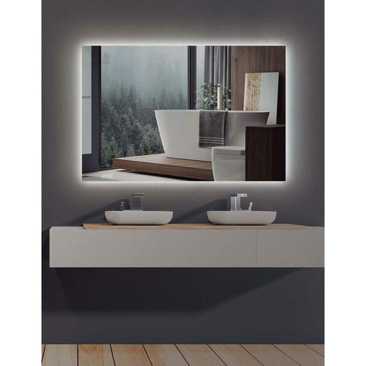 Badezimmerspiegel Ledimex 8080 SUECIA 80x80 cm mit LED-Licht