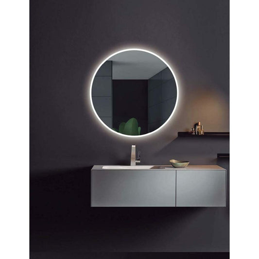 Badezimmerspiegel Ledimex rund 80 cm mit LED-Licht