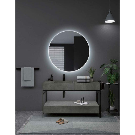 Badezimmerspiegel Ledimex OPOR001 rund 100 cm mit LED-Licht