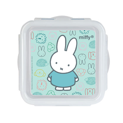 Lunchbox Miffy Friends blau geöffnet