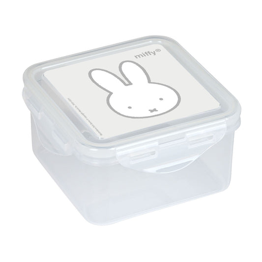 Lunchbox Miffy Niebla in Grau mit süßem Hasenmotiv
