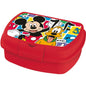 Lunchbox Mickey Mouse CZ11370 rot Kunststoff Brotdose für Kinder