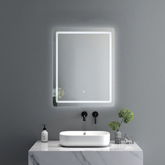 Wandspiegel Home Esprit Kristall rechteckig mit LED